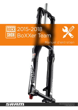 RockShox 2015-2018 BoXXer Team Manuel du propriétaire