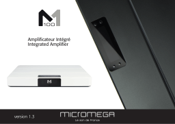 Micromega M-100 Manuel utilisateur