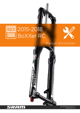 RockShox 2015-2018 BoXXer RC Manuel du propriétaire