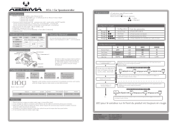 Absima Brushed ESC ECU-1 Manuel du propriétaire