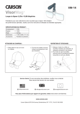 Carson VisorMag VM-14: Chat IA et Téléchargement PDF