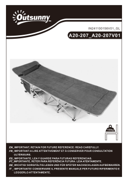Outsunny A20-207DB Manuel utilisateur