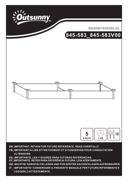 Outsunny 845-583 Manuel utilisateur