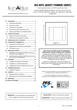 Kozyheat Nordik 48TL Manuel du propriétaire