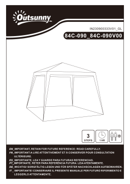Outsunny 84C-090GY Manuel utilisateur
