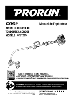 PRORUN 9344250 Manuel du propriétaire