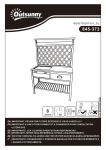 Outsunny 845-373 Manuel utilisateur