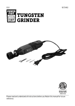 Powerfist 9272402 Manuel du propriétaire