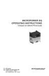 MicroPower SQ Mode d'emploi