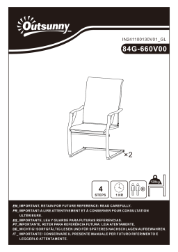 Outsunny 84G-660V00LG Manuel utilisateur