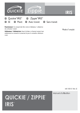 SunriseMedical EIZ5A Manuel du propriétaire