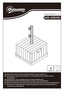 Outsunny 84D-350V00BK Manuel utilisateur