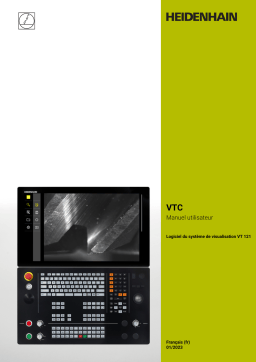 HEIDENHAIN VTC Software (1280600.1.2.x) Manuel utilisateur
