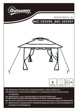 Outsunny 84C-353V00BU Manuel utilisateur