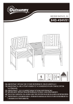 Outsunny 84B-494V01 Manuel utilisateur