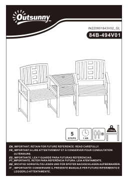 Outsunny 84B-494V01 Manuel utilisateur
