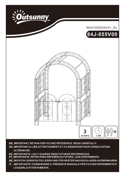 Outsunny 84J-055V00BK Manuel utilisateur