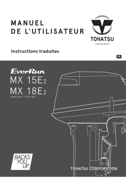 TOHATSU MX 15E2 Manuel du propriétaire