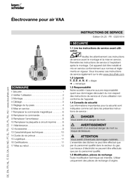 Kromschroder VAA Mode d'emploi
