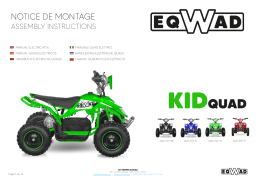 Beeper eQX-K07-R Manuel du propriétaire