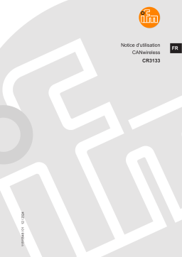 IFM CR3133 Mode d'emploi