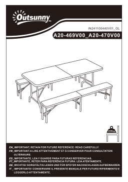 Outsunny A20-469V00WT Manuel utilisateur
