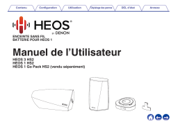 Denon HEOS 3 HS2, HEOS 1 HS2, HEOS 1 Go Pack Manuel du propriétaire