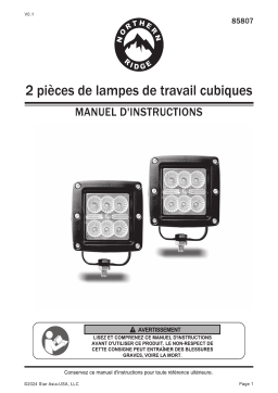 Northern Ridge 9232497 Manuel du propri&eacute;taire