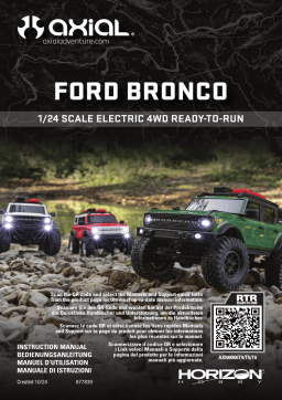 Axial AXI00006V2 Manuel utilisateur