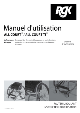 SunriseMedical EISP1 Manuel du propriétaire