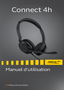 Jabra Connect 4h Manuel utilisateur