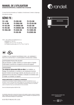 Randell FX Series Manuel du propri&eacute;taire