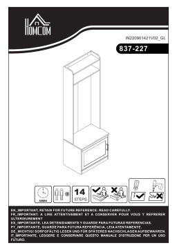 HOMCOM 837-227WT Manuel utilisateur