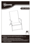 Outsunny 83B-249V00BG Manuel utilisateur