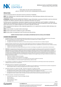 NX Lighting Controls NXOFM2 On-Fixture Module Guide d'installation