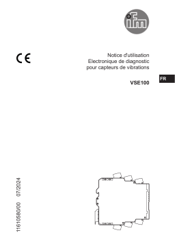 IFM VSE100 Mode d'emploi