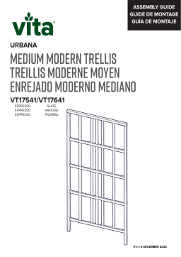 Vita Urbana Medium Modern Trellis Mode d'emploi