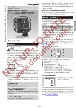 Kromschroder C6097A, C6097B Mode d'emploi