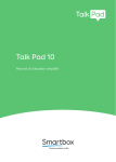 Smartbox Talk Pad 10 Manuel du propri&eacute;taire