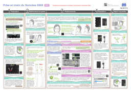 Morita Veraview X800 Manuel utilisateur