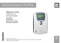 LK LK SmartSolar CS Plus Manuel utilisateur