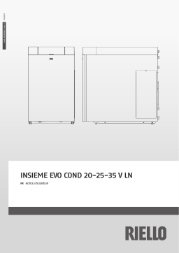 Riello INSIEME EVO COND 35 V LN Manuel utilisateur