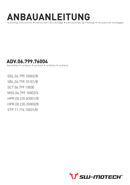 SW-Motech ADV.06.799.76004 Manuel utilisateur