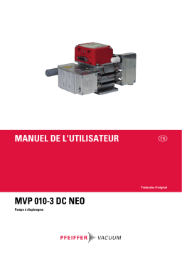 Pfeiffer MVP 010-3 DC Neo Mode d'emploi