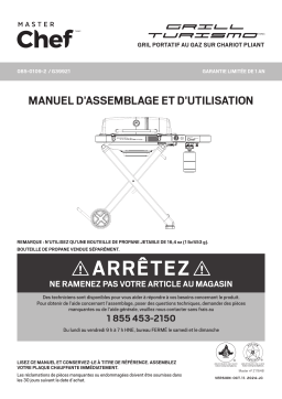 Master Chef Grill Turismo Portable Grill Manuel utilisateur