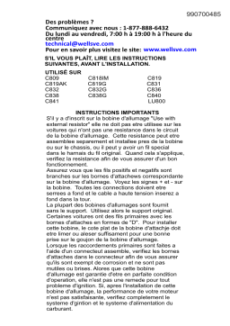 Wells Vehicle Electronics LU800 Manuel utilisateur