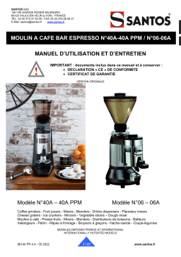 santos 40A Manuel utilisateur