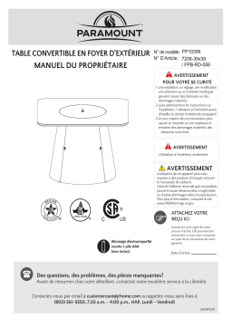 Paramount FP10356 Manuel du propriétaire