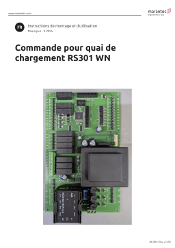Marantec RS 301 Manuel du propriétaire