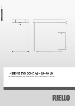 Riello INSIEME EVO COND 70 LN Manuel utilisateur